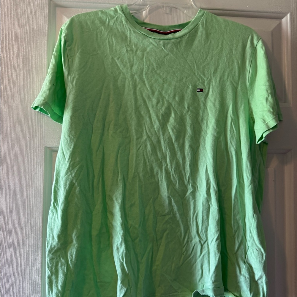 Tommy Hilfiger Men's Green T-Shirt